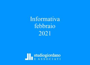 Aggiornamento fiscale febbraio 2021