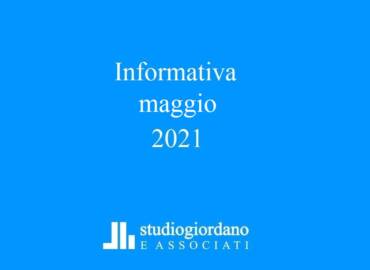 Informativa fiscale di maggio 2021