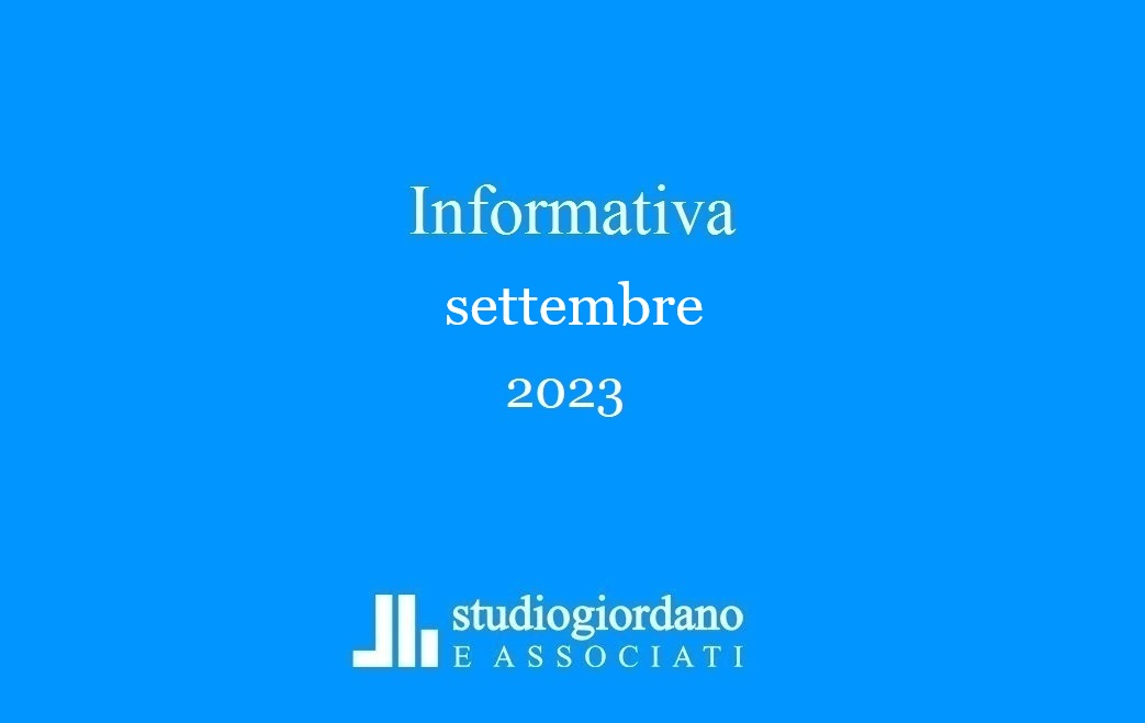 Informativa Fiscale settembre 2023