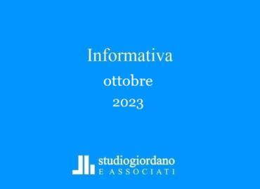 Informativa Fiscale mese di ottobre 2023