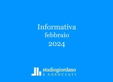 Informativa fiscale febbraio 2024