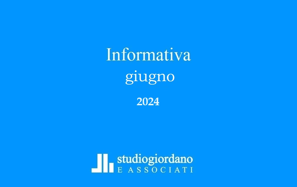 Informativa fiscale giugno 2024