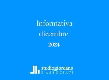 Informativa fiscale dicembre 2024