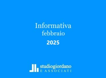 Informativa fiscale febbraio 2025