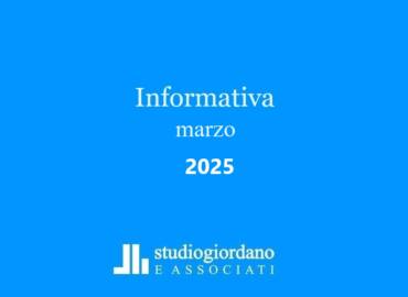 Informativa fiscale marzo 2025