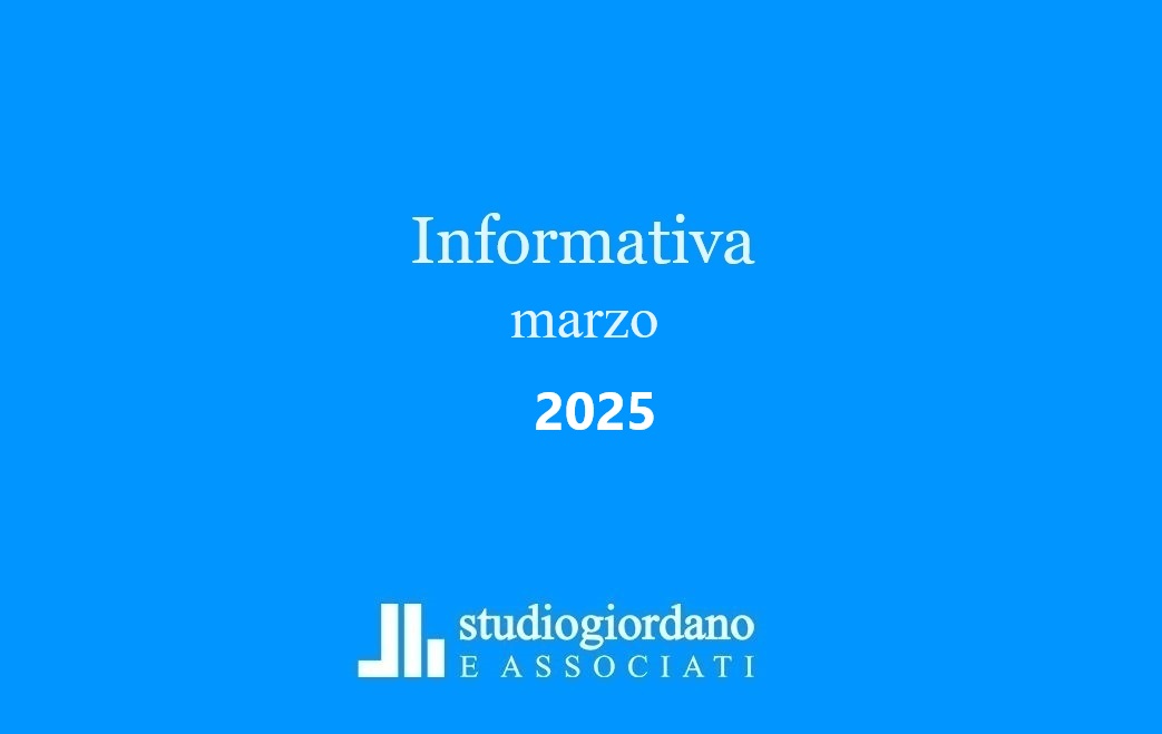 Informativa fiscale marzo 2025